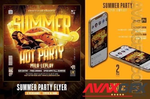 Summer Party Flyer J5AGSHX