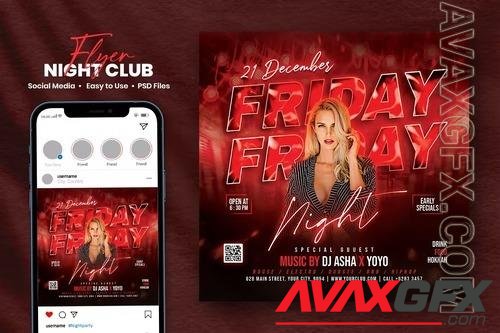 Night Club Flyer - Asha