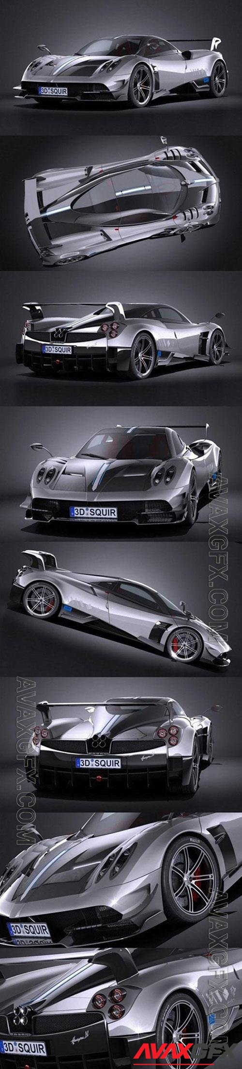 Pagani Huayra BC 2016 3D Model