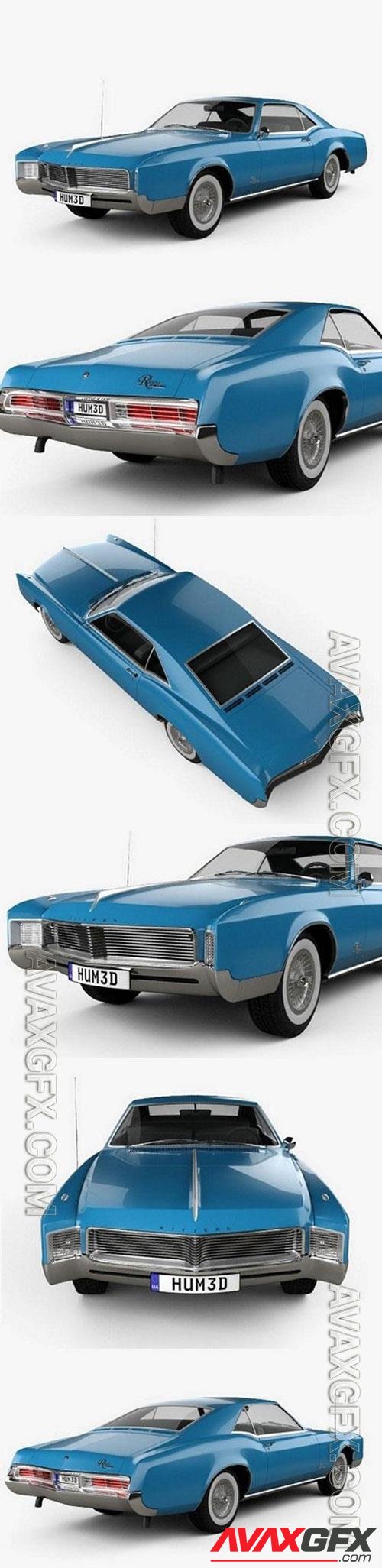 Buick Riviera 1966 3D Model
