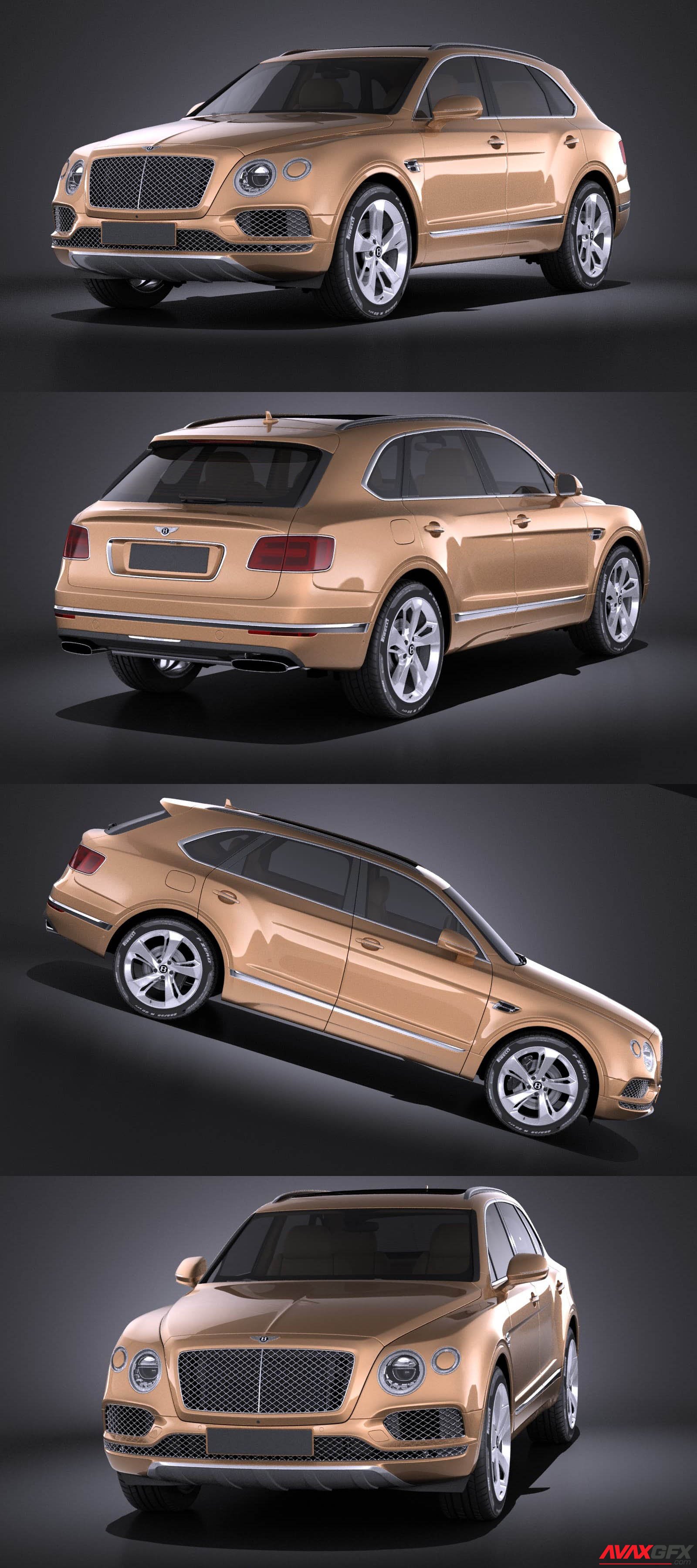 Bentley Bentayga 2016 3D