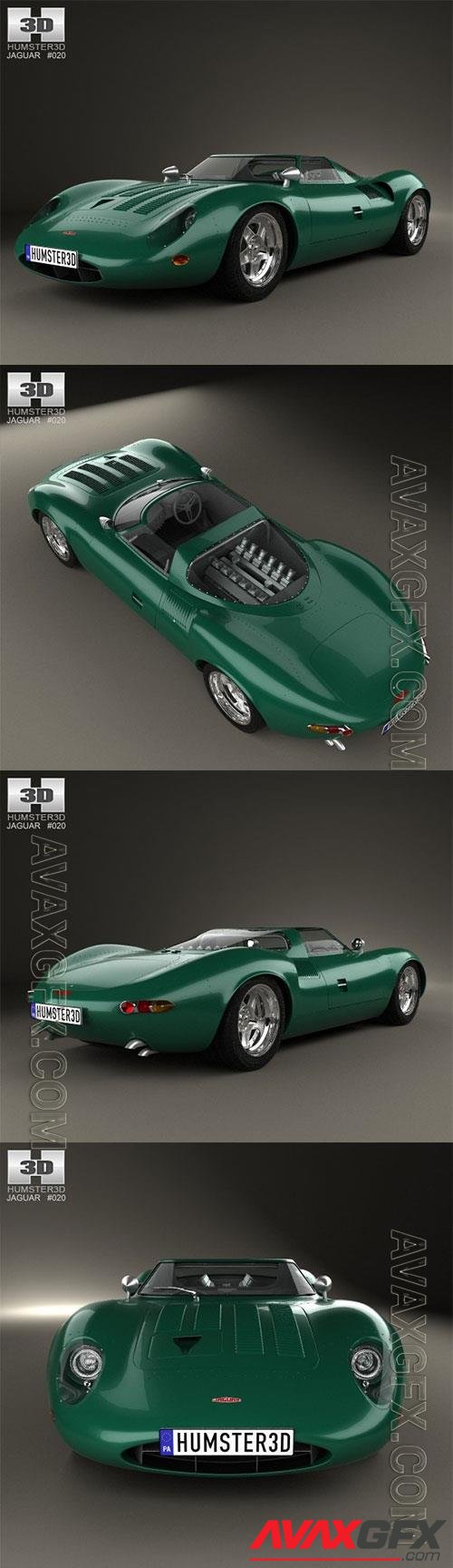 Jaguar XJ13 3D Model