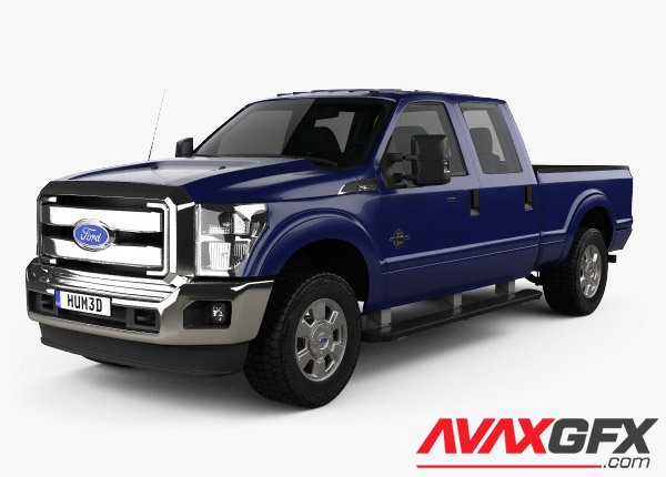 Ford Super Duty Crew Cab 2011 3D