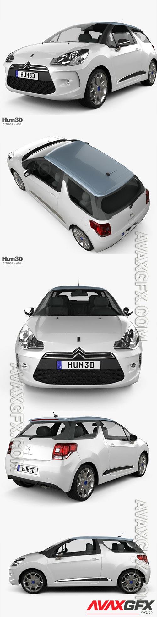 Citroen DS3 Racing 2011 3D Model