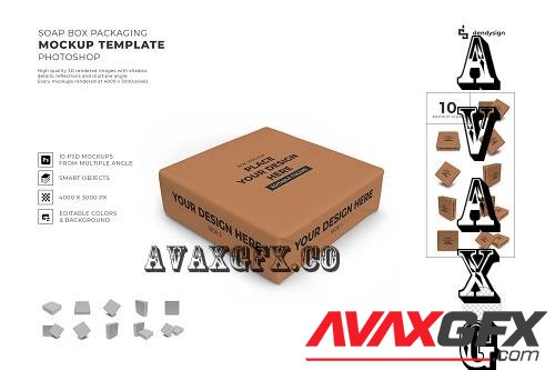 Box Packaging Mockup Template Bundle - 2069518