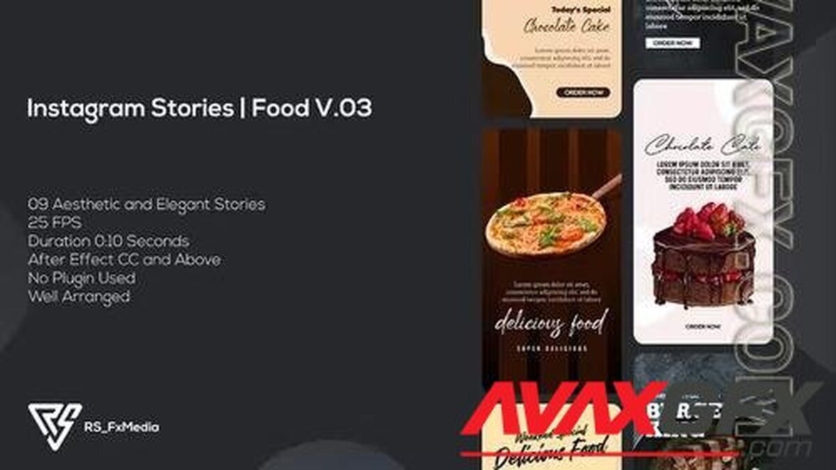 Instagram Stories | Food Promo V.03 | Suite 27 38853500