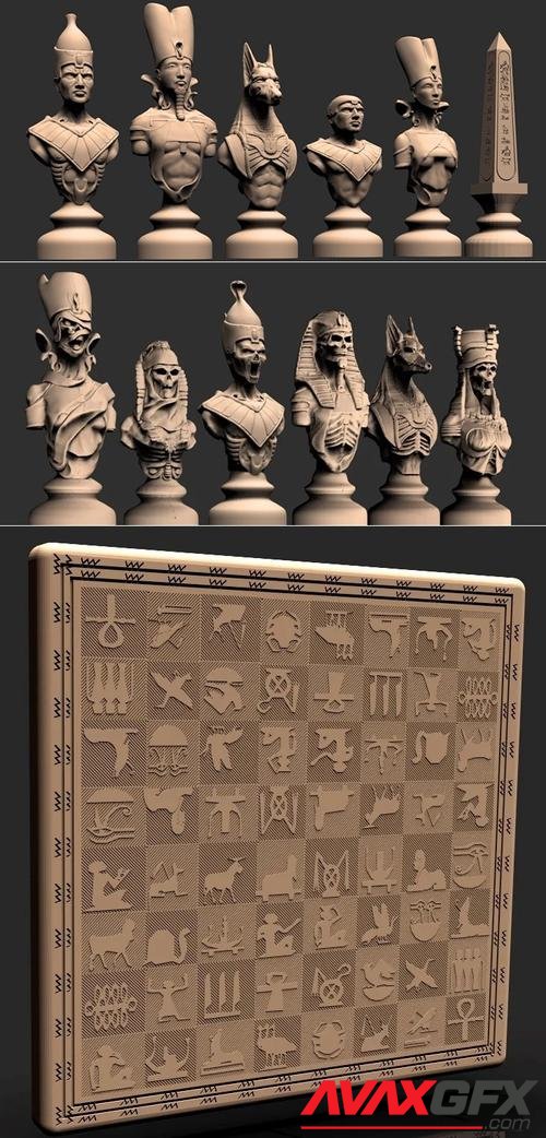 Egyptian Chess – 3D Print