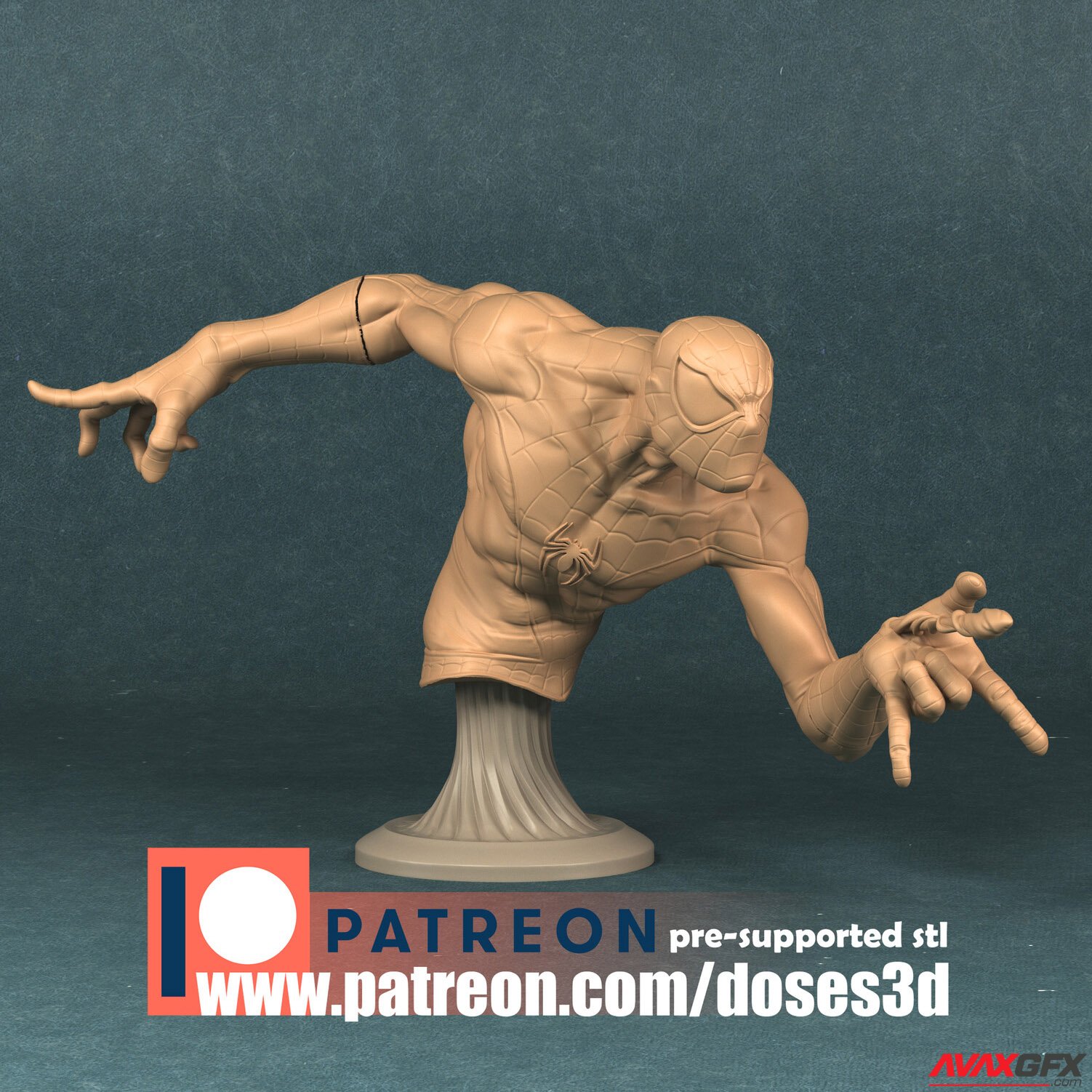 Spiderman Bust 3D Print