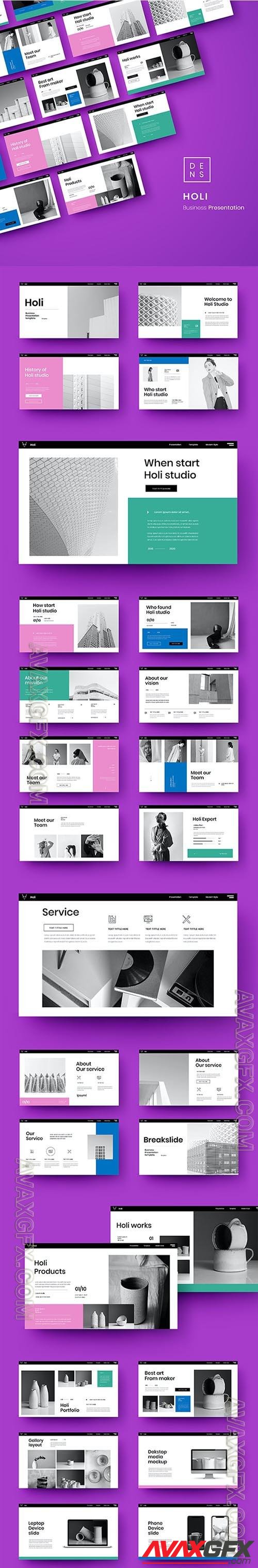 Holi – Business Keynote Template