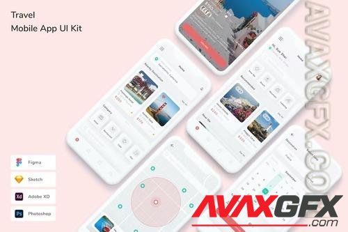 Travel Mobile App UI Kit M9XQCCJ