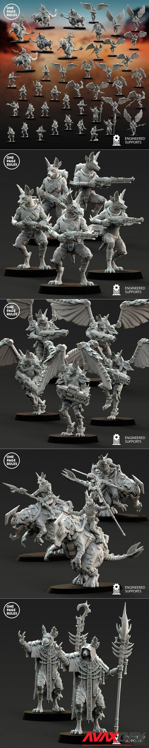 One Page Rules - Jackals – 3D Print