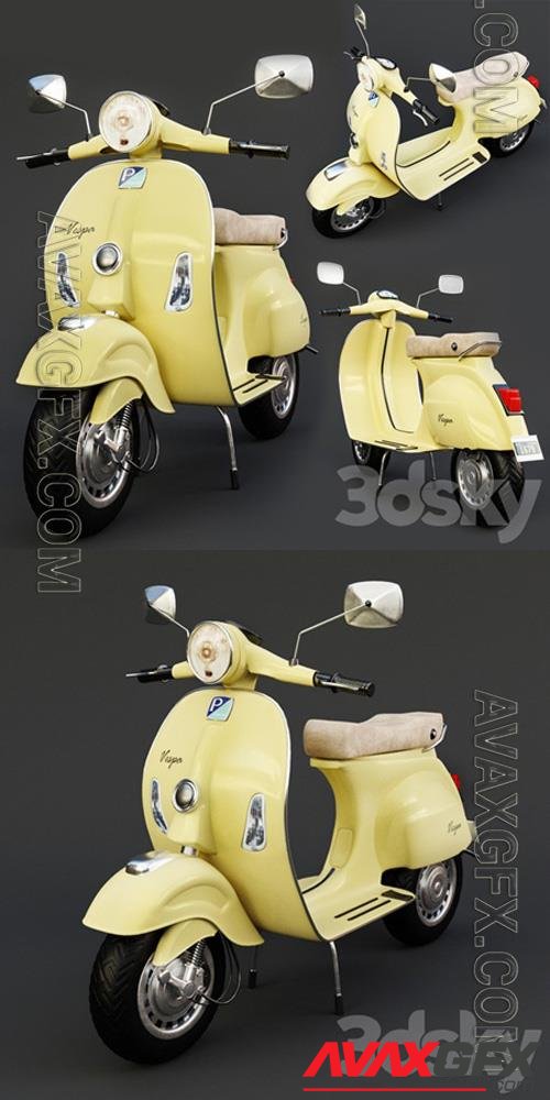 Vespa 01 3D Model