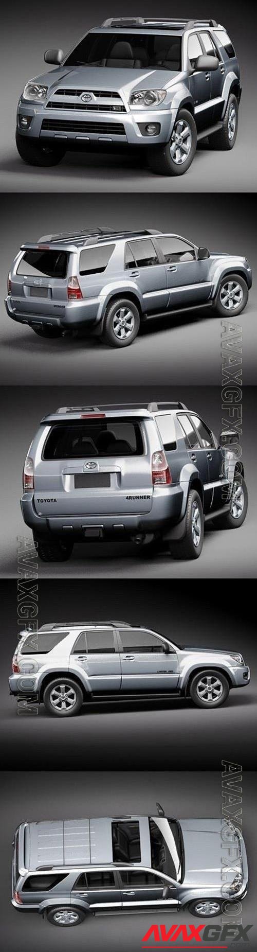 Toyota 4runner 2009 3D Model