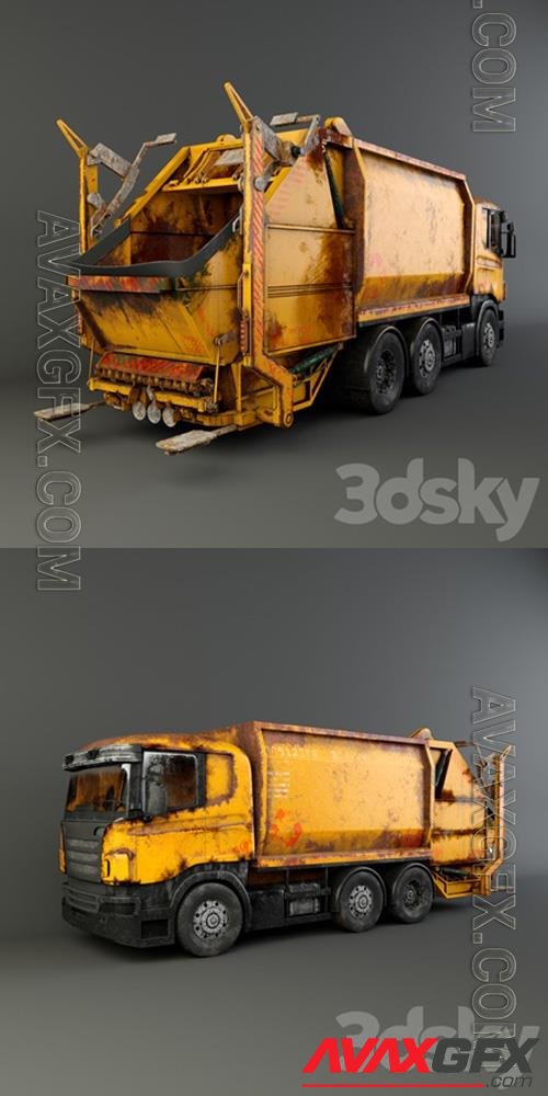 Garbage truck 3D Model