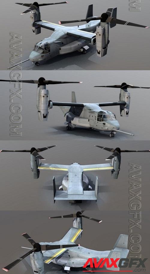 Bell Boeing V-22 Osprey 3D Model