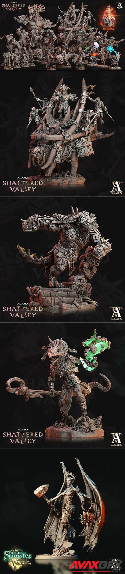 Archvillain Games - Agama Shattered Valley August 2022 – 3D Print