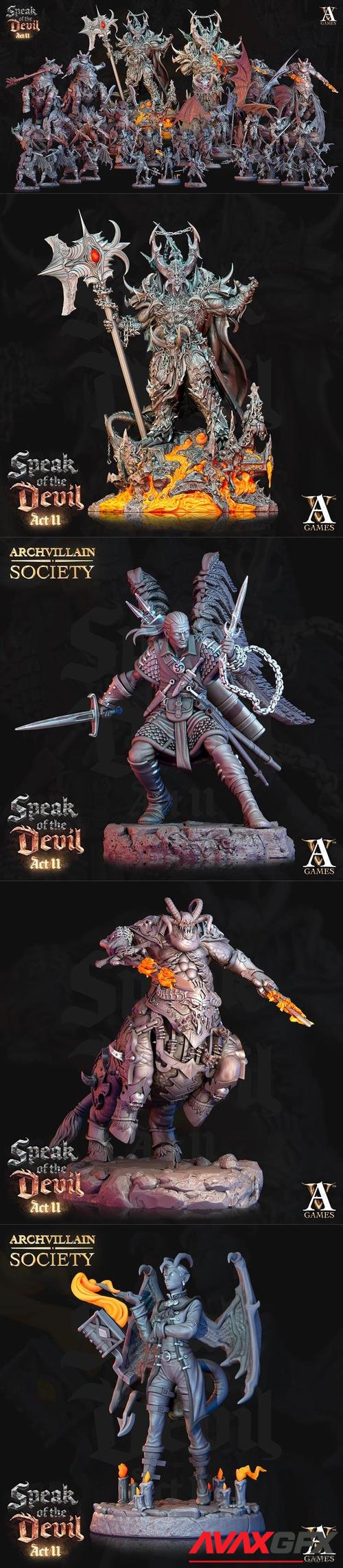 Archvillain Games - Speak of the Devil - Act II July 2022 – 3D Print