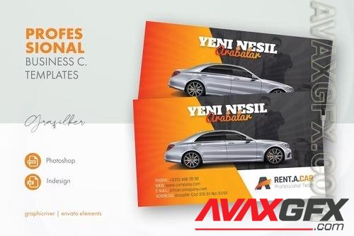 Rent A Car Business Card Templates