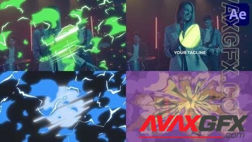 Dynamic Anime Burst Logo Pack for After Effects 39085121