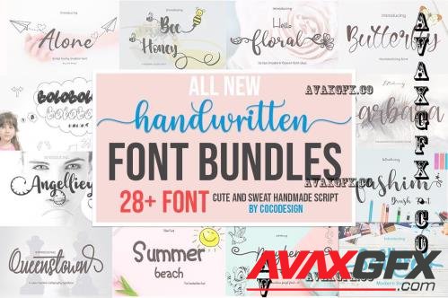 Big sale handwritten font bundle - 2055922