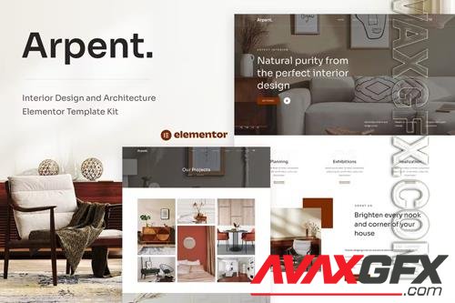 ThemeForest - Arpent - Interior Design and Architecture Elementor Template Kit 38340603