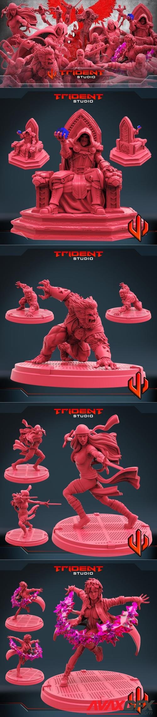 Trident Studio April 2022 – 3D Print