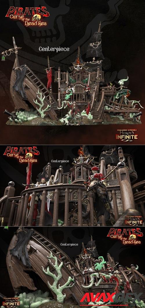 Heroes Infinite - Pirates Curse of the Dead Seas - Centerpiece July 2022 – 3D Print
