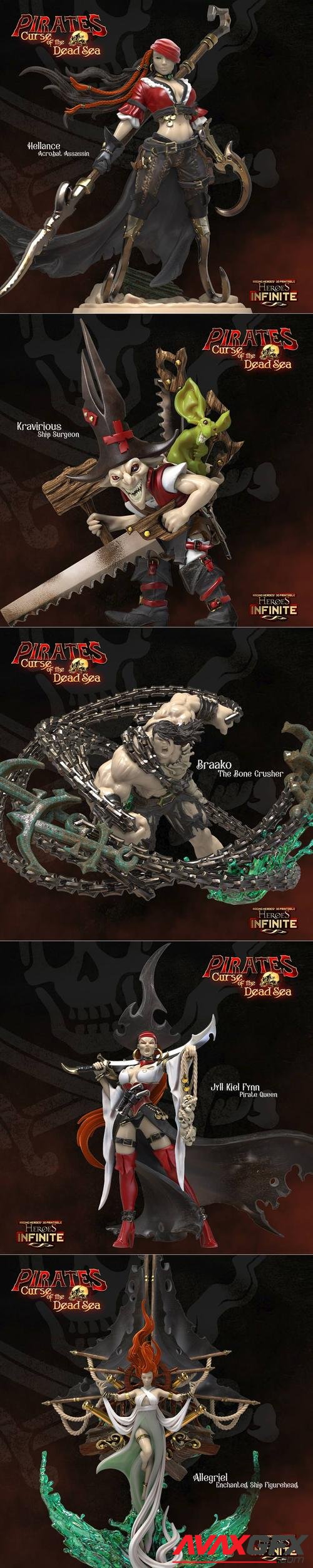 Heroes Infinite - Pirates Curse of the Dead Seas - Heroes July 2022 – 3D Print