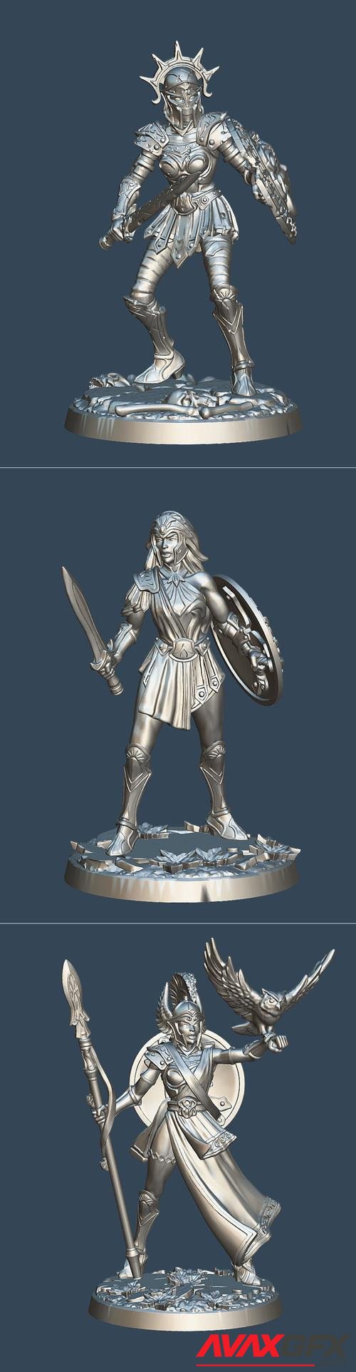 Daughter - Persephone, Hera, Athena Champion – 3D Print