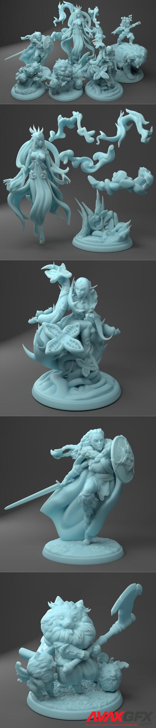 Twin Goddess Miniatures March 2021 – 3D Print