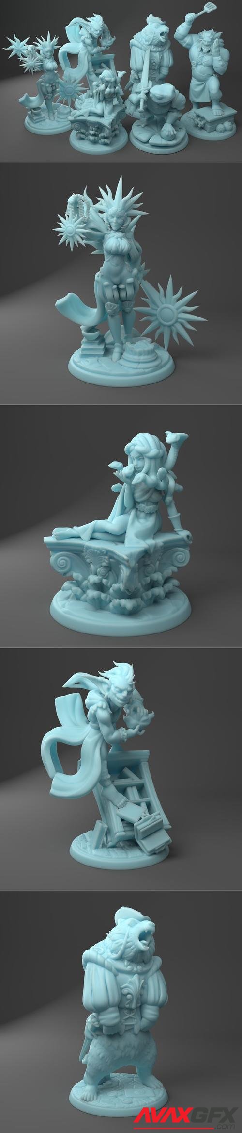 Twin Goddess Miniatures - April 2021 – 3D Print