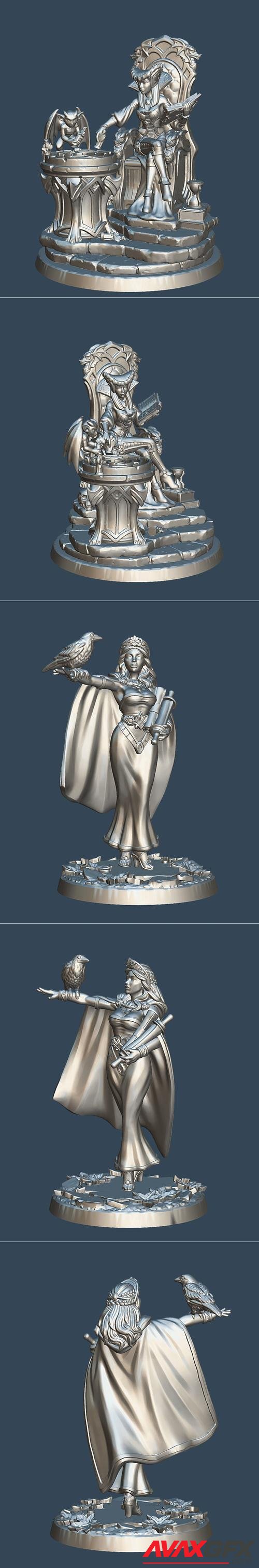 Dungeon Master and Moirai Lachesis – 3D Print