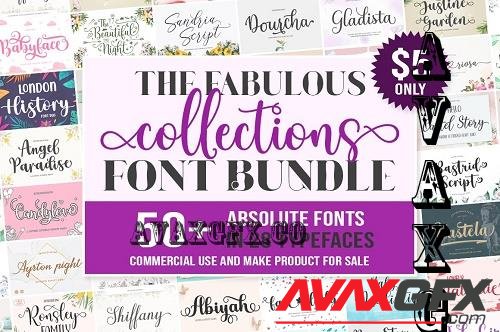 The Fabulous Collection Font Bundle - 1666824