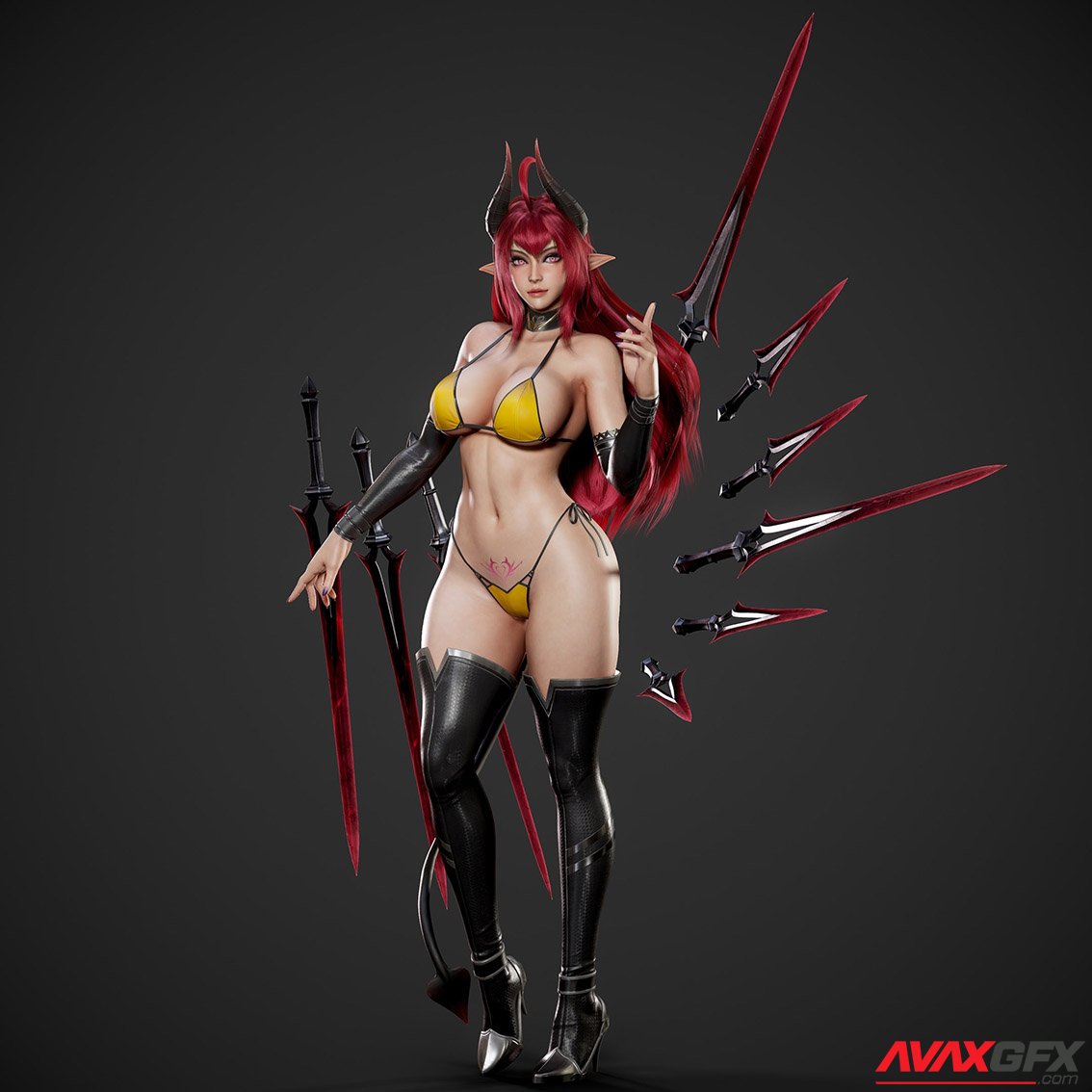 Daemon Girl 3D