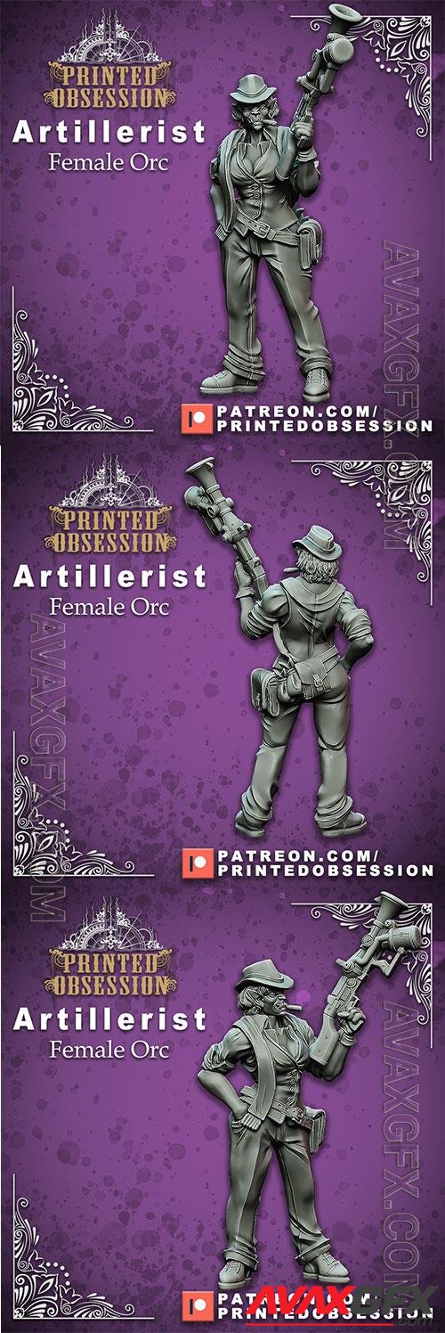 Artillerist - Female Orc 3D Print