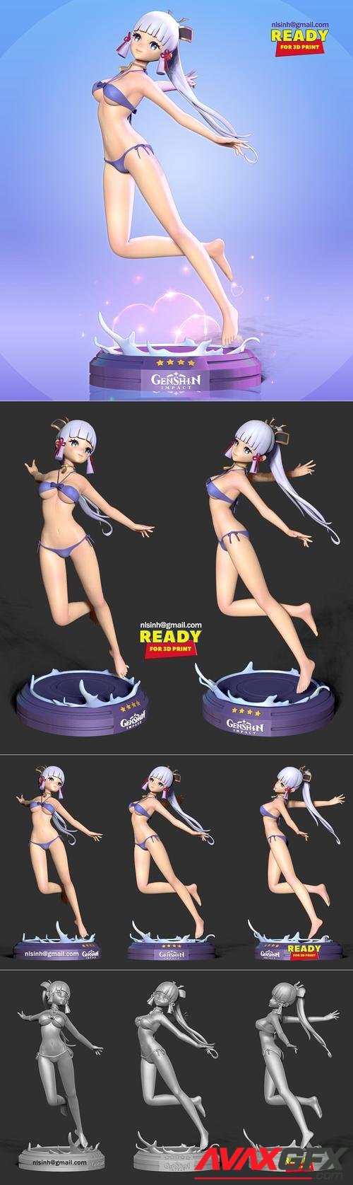 Ayaka in bikini - Genshin Impact – 3D Print