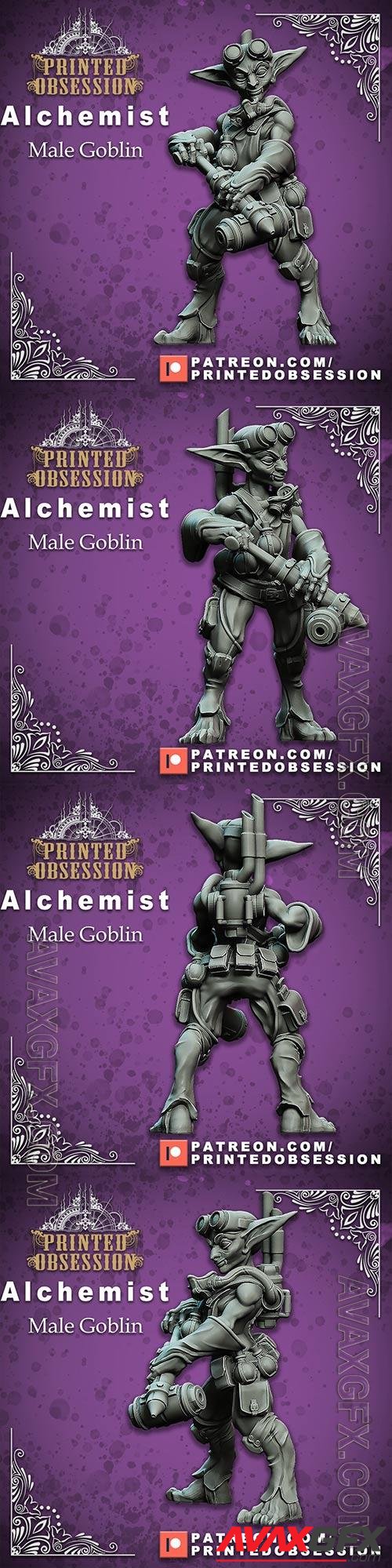 Alchemist - Male Goblin 3D Print