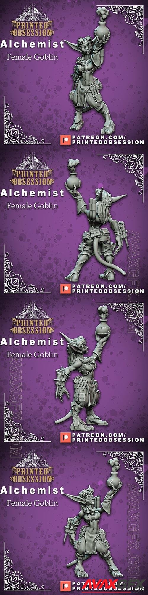 Alchemist - Female Goblin 3D Print