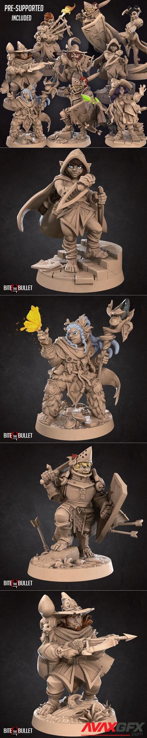 Bite the Bullet - Halflings April 2022 – 3D Print