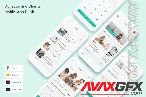 Donation and Charity Mobile App UI Kit ACPA9UY
