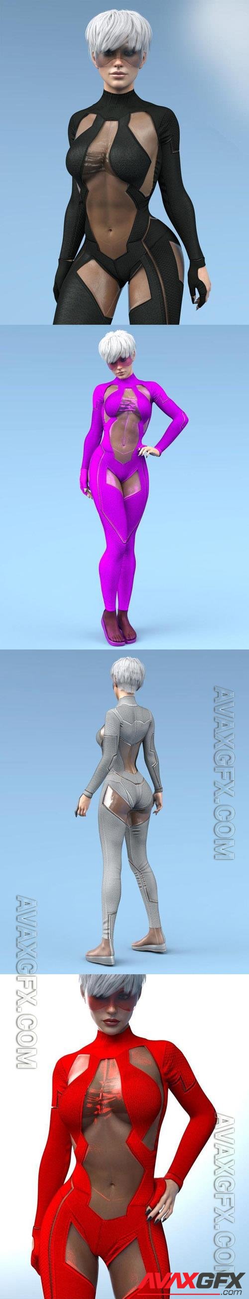 X-Fashion MK Bodysuit for Genesis 8 Females