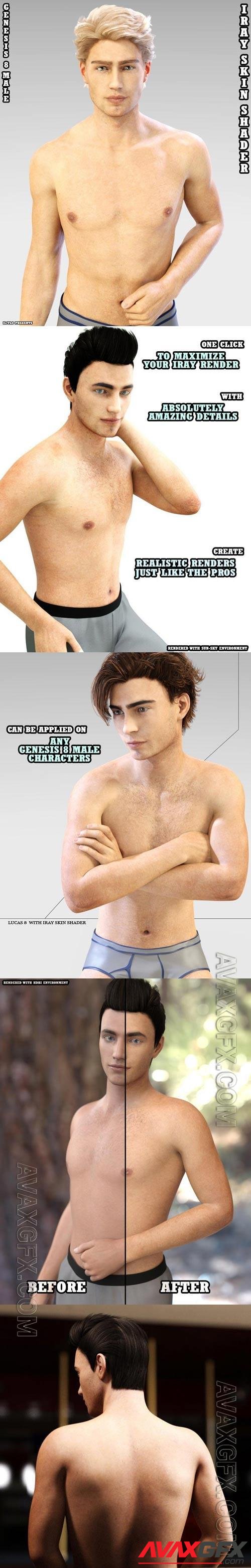 EcVh0 Iray Skin Shader for Genesis 8 Male(s)