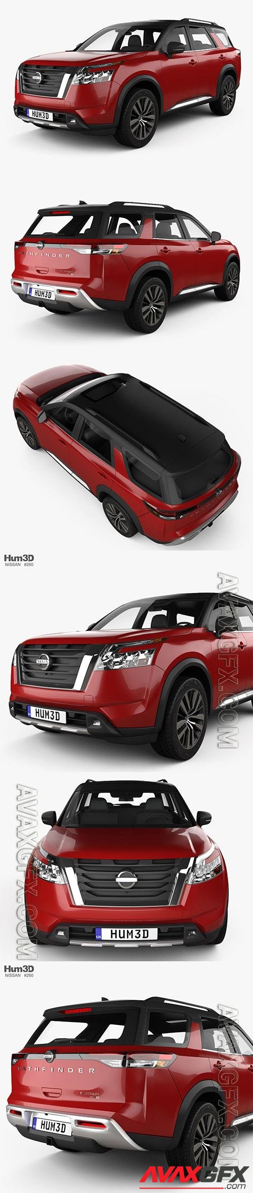 Nissan Pathfinder 2022 3D Model