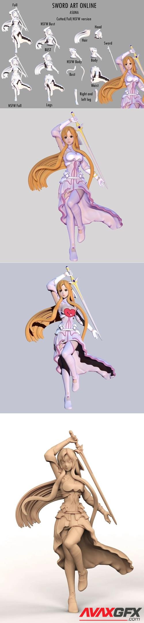 Asuna Sword art online – 3D Print