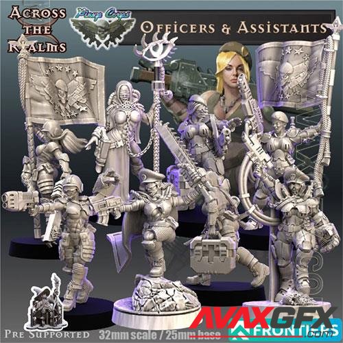 Pinup Officers & Assistants 3D Print