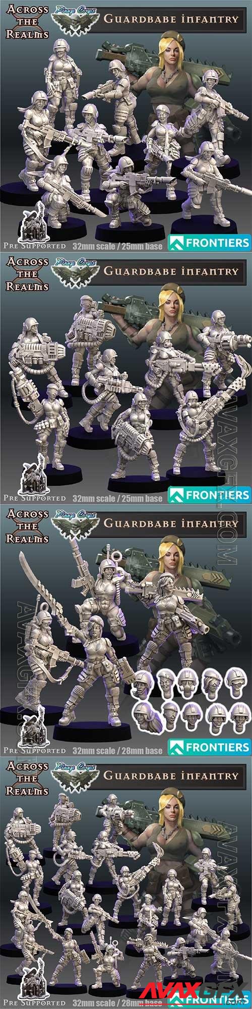 Guardbabe Infantry 3D Print