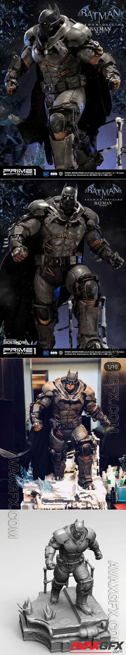 Batman Arkham Origins XE Suit Statue 3D Print