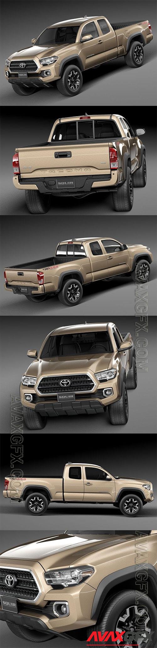 Toyota Tacoma TRD Off-Road 2016 3D Model