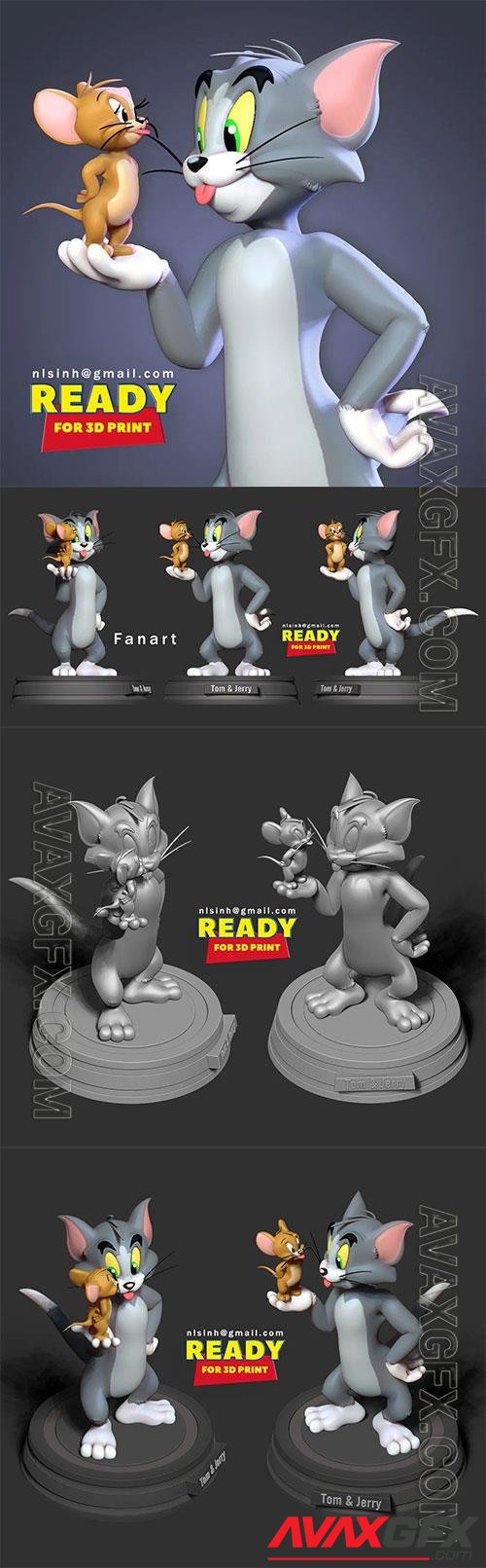 Tom & Jerry 3D Print
