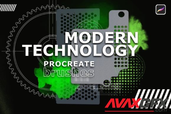 Modern Technology Procreate Brushes